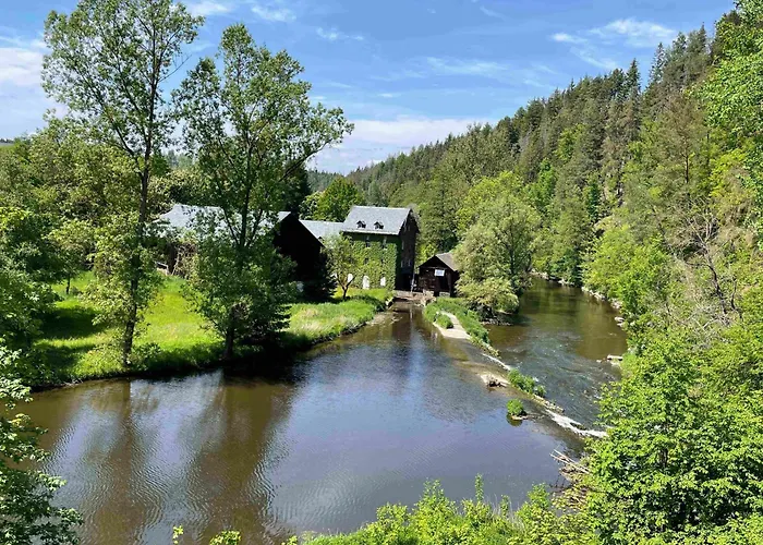 Chalet-Ferienwohnung Schlossblick, 51 Qm, Wellness/Fitness/Sauna - Bergroedelhof